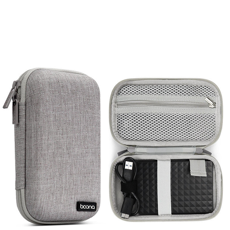 2.5-inch Mobile Hard Disk Protective Cover For Portable Storage Grey Hard shell 0 - Tophatter Daily Deals