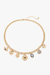 Multi-Pendant Chain Necklace Necklaces - Tophatter Daily Deals
