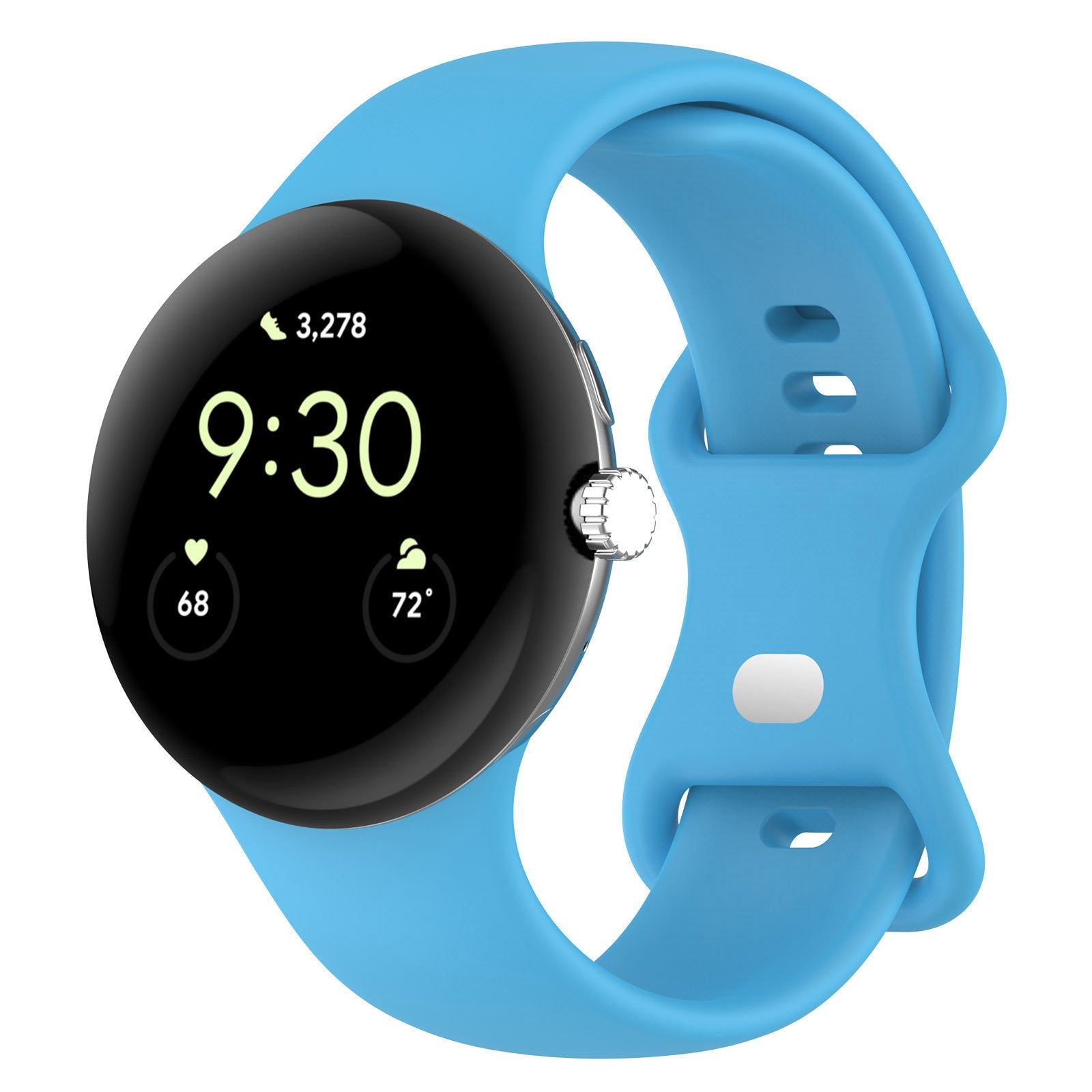 Applicable To Google Smart Watch Strap Sky Blue Google Pixel Watch2 0 - Tophatter Daily Deals