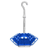 Hummingbird Feeder Ant Proof Outdoor Hanging Perch Hex Blue - Tophatter Daily Deals