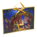 Nativity Christmas Advent Calendar | Religious Calendar with Manger Scene - A3 Advent Calendar - Tophatter Daily Deals