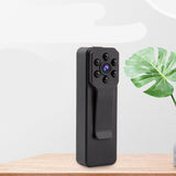 Back Clip Portable Night Vision HD 1080P Camera Black USB 0 - Tophatter Daily Deals