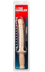 The Manhandler White 10 Inch – Realistic Grip Handle Dildo > Dildos > Large Dildos - Tophatter Daily Deals