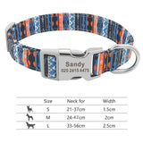 Adjustable Nylon Dog Collar Personalized Dogs Cat ID 217H1 7 - Tophatter Daily Deals