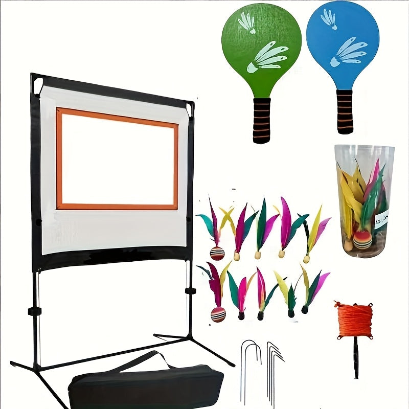 Paddle Ball Sport Set with Net for Outdoor Indoor Sport Equipments - Tophatter Daily Deals