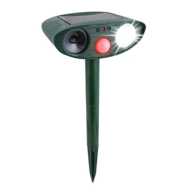 Ultrasonic Deer Repeller Solar Pack Of 4 Garden Fall 2025 - Tophatter Daily Deals