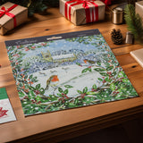Robin & Deer Christmas Advent Calendar | Wreath Christmas Advent Calendar Advent Calendar - Tophatter Daily Deals