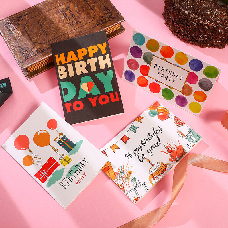 Birthday Blessing Cards Happy Birthday Invitation Card Greeting Cards 0 - Tophatter Daily Deals