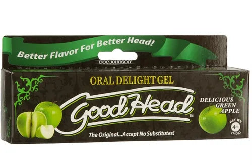 Good Head Oral Delight (Green Apple) – Oral Sex Enhancer Gel 4 oz > Lube > Oral Gels & Sprays - Tophatter Daily Deals