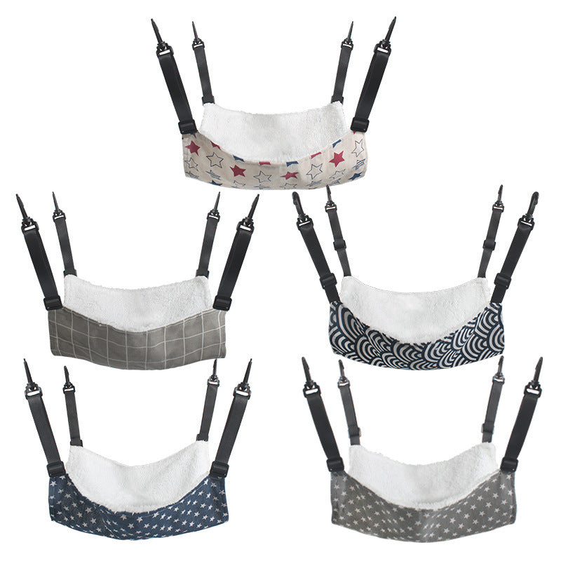 Lamb Fleece Cat Hanging Beds Pets Cage Hammock Bed For Kitten Hanging Seat Indoor Durable Winter Cat Bed Kitty Nest Puppy Cushion Pet Products Pet Beds - Tophatter Daily Deals