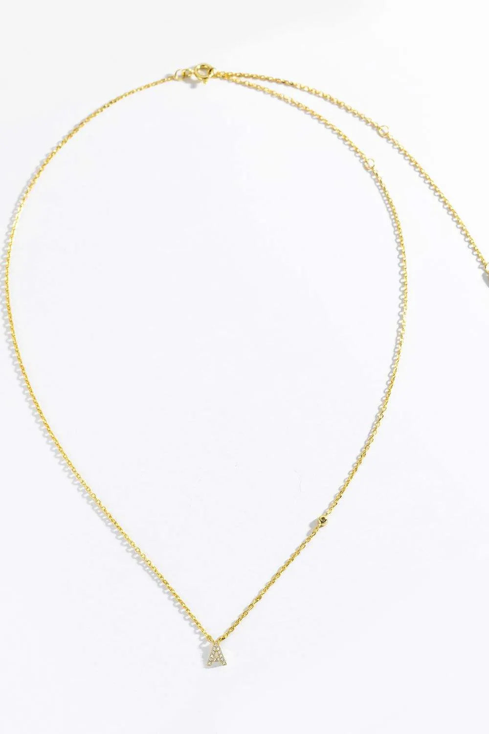 A To F Zircon 925 Sterling Silver Necklace Necklaces - Tophatter Daily Deals