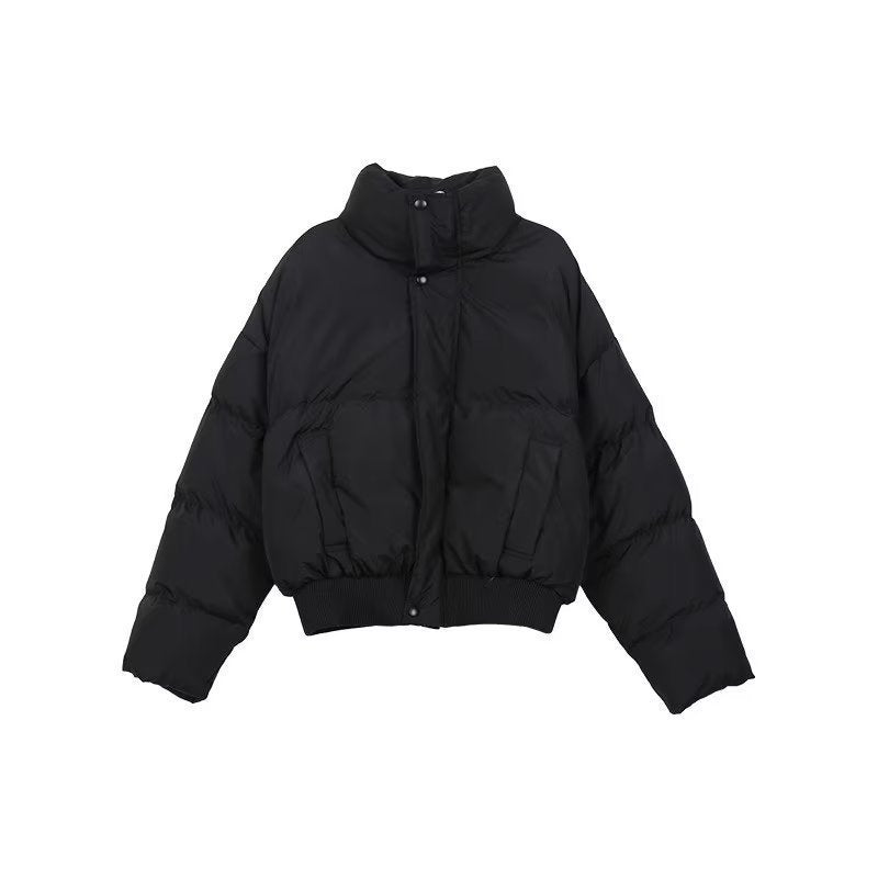 Insulating Men's Short Puffer Coat - Boxy Cropped, Linen 3D Changing Face Moving Picture Frame - Tophatter Daily Deals