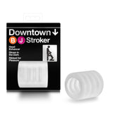 Downtown BJ Stroker Male Masturbation Sleeve Clear Design > Sex Toys For Men > Masturbators > Manual - Tophatter Daily Deals