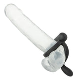 Closer Intimate Rechargeable Ring Caress (Black) – Rechargeable Vibrating Ring > Cock Ring > Sling - Tophatter Daily Deals
