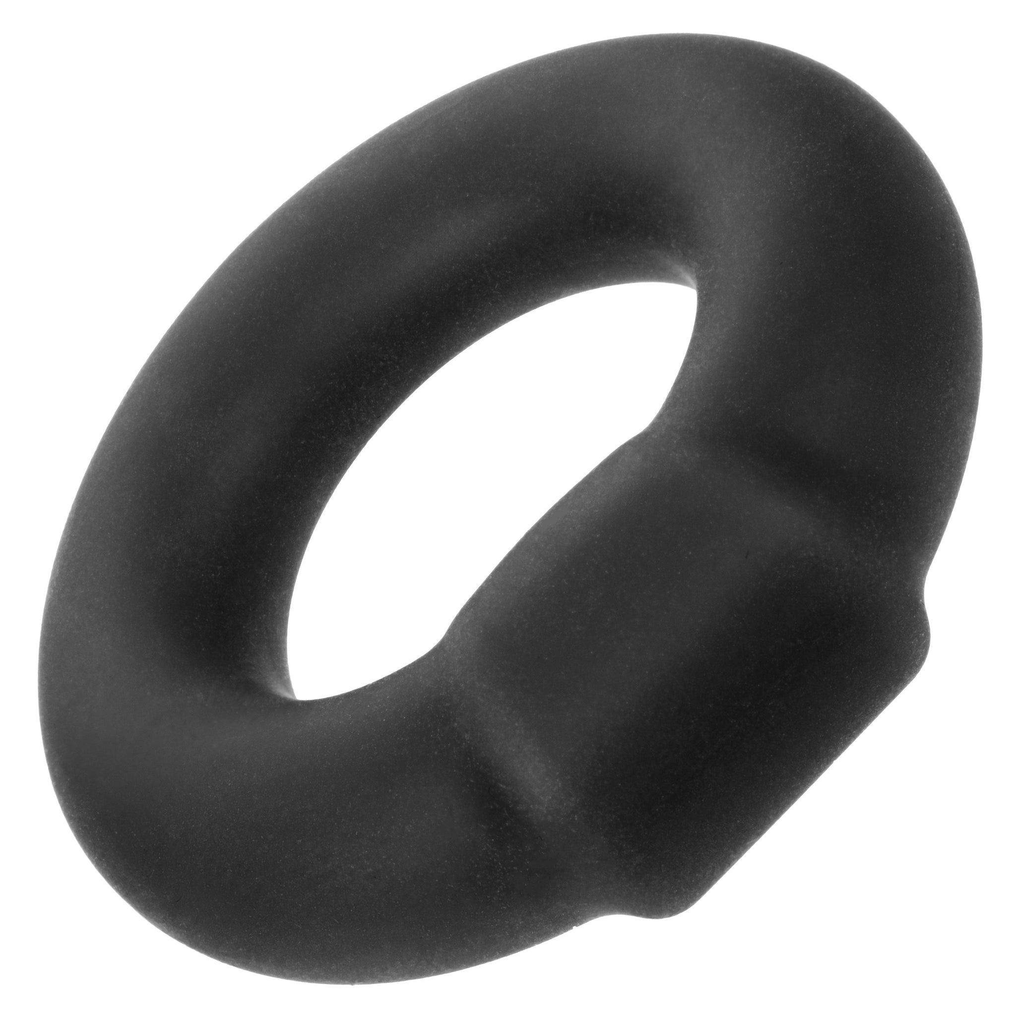 Alpha Liquid Silicone Optimum Ring Ultra Stretchy Black Size Medium > Cock Ring > Single - Tophatter Daily Deals