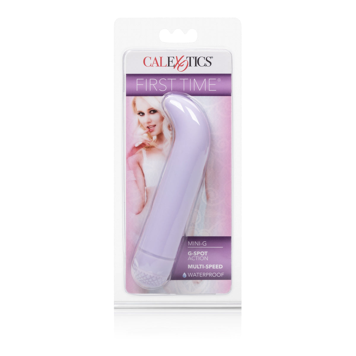 First Time Mini-G Purple 4.5 Inch Multi-Speed G-Spot Vibrator with Curved Tip and Waterproof Design > Sex Toys For Ladies > G-Spot Vibrators - Tophatter Daily Deals
