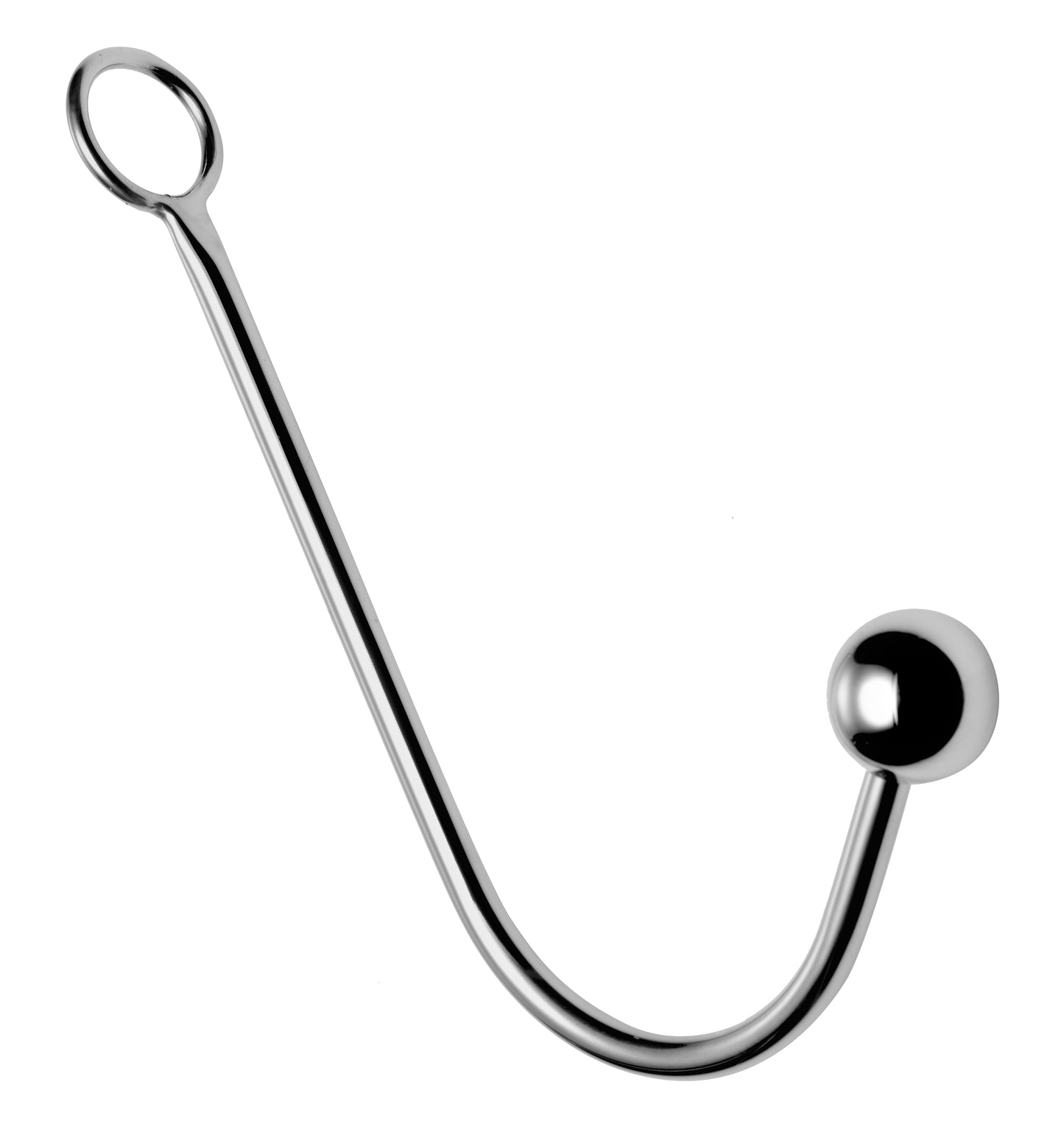 Hooked Stainless Steel Anal Hook with 5 Inch Insertable Length > Bondage Gear > Medical Instruments - Tophatter Daily Deals