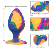 Cheeky Large Swirl Tie Dye – Colorful Large Butt Plug > Anal Range > Butt Plugs - Tophatter Daily Deals