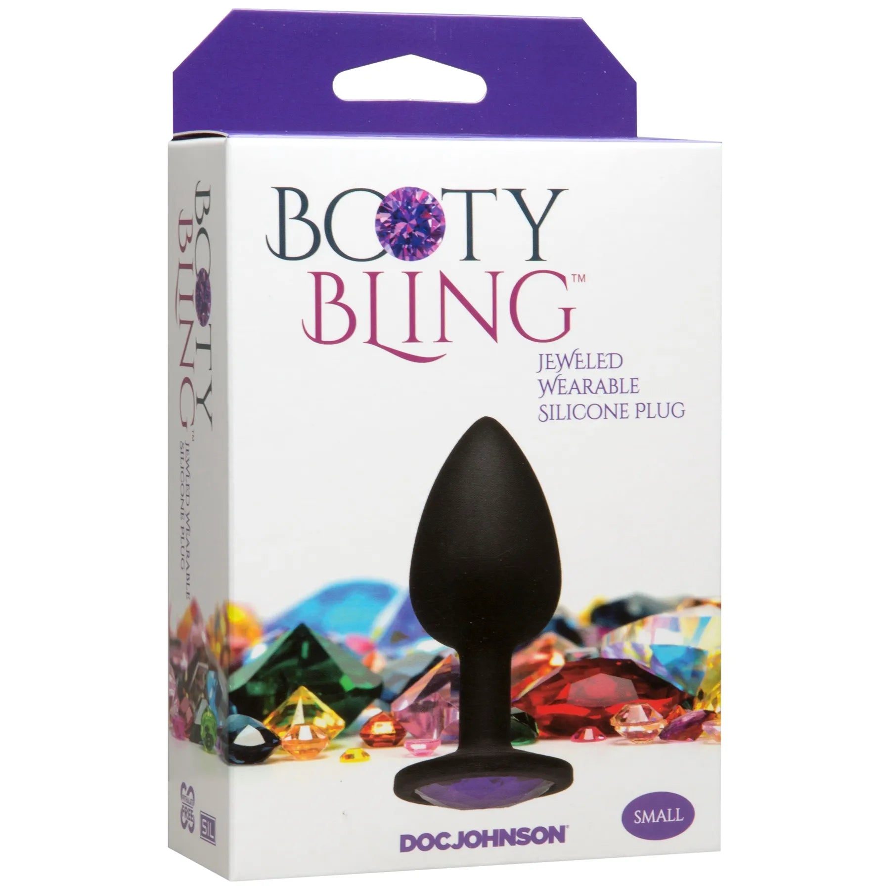 Booty Bling Small – Flared Base Silicone Butt Plug > Anal Range > Jewel Butt Plugs - Tophatter Daily Deals