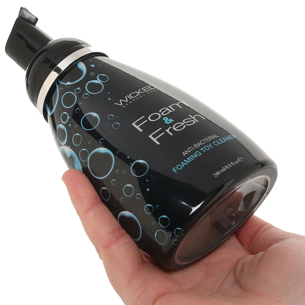 Foam 'n Fresh Anti-Bacterial Toy Cleaner in 8oz/240ml Lubes and Lotions > Sex Toy Cleaner - Tophatter Daily Deals