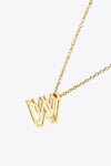 U to Z Letter Pendant Nekclace Necklaces - Tophatter Daily Deals