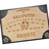 Halloween Countdown Calendar Rustic Wall Decor 2025 3D Changing Face Moving Picture Frame - Tophatter Daily Deals