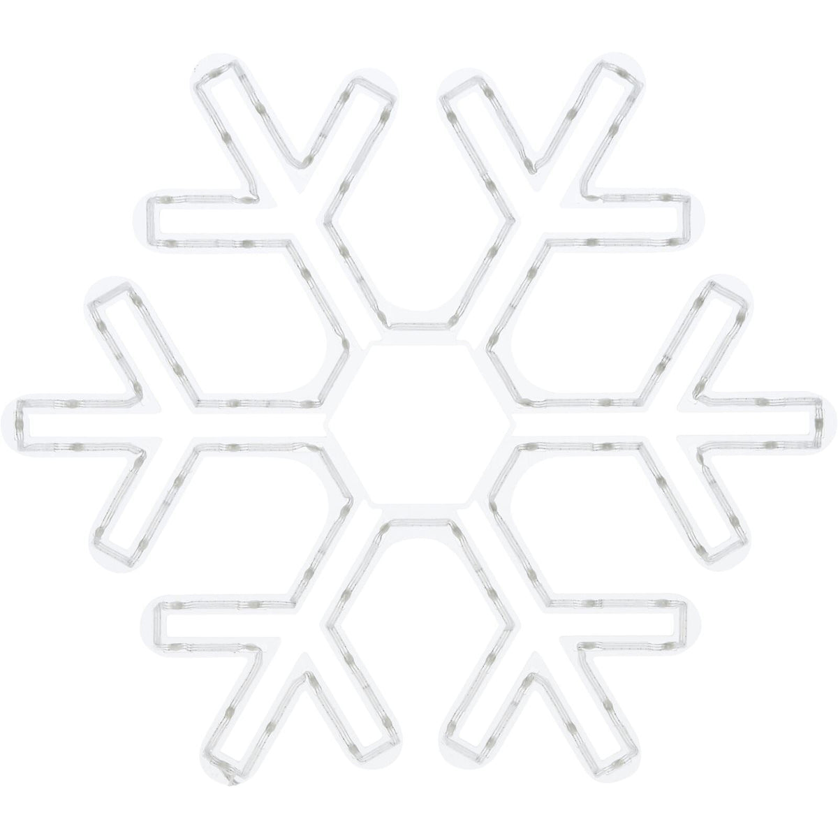 Snowflake LED RGB Light | 90 LED Colour Changing Star Decoration - 50x43cm LED Light - Tophatter Daily Deals