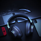Bluetooth Active Noise Reduction Stereo With Microphone Game Computer Cellphone Anc Wireless Folding Headset 0 - Tophatter Daily Deals