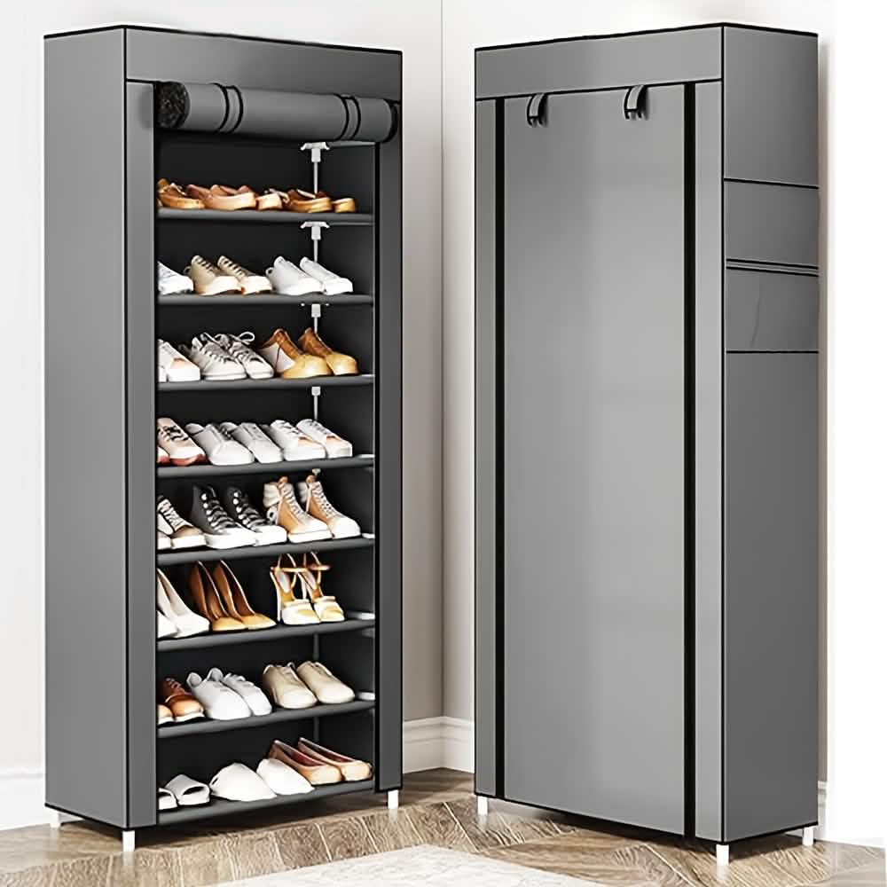 10-Layer 9 Grid Shoe Rack Shelf Storage Closet Organizer Storage & Organization - Tophatter Daily Deals
