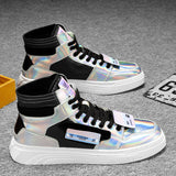 Autumn High Top Versatile Personalized White Tide Shoes Color 0 - Tophatter Daily Deals