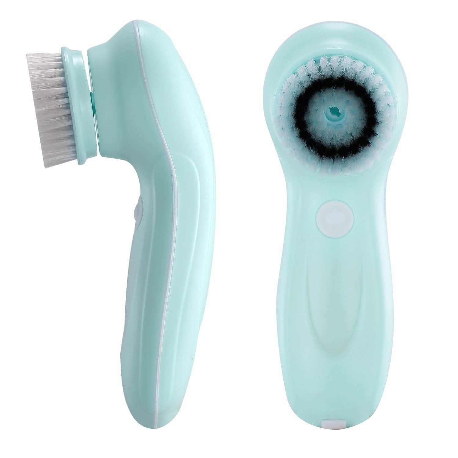 Facial Cleansing Brush IPX6 Waterproof 2 Speed Face Brush Blue Beauty & Personal Care - Tophatter Daily Deals