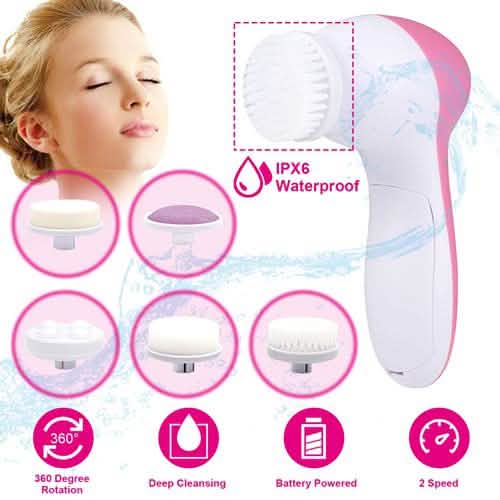 Facial Cleansing Brush Waterproof Beauty & Personal Care - Tophatter Daily Deals