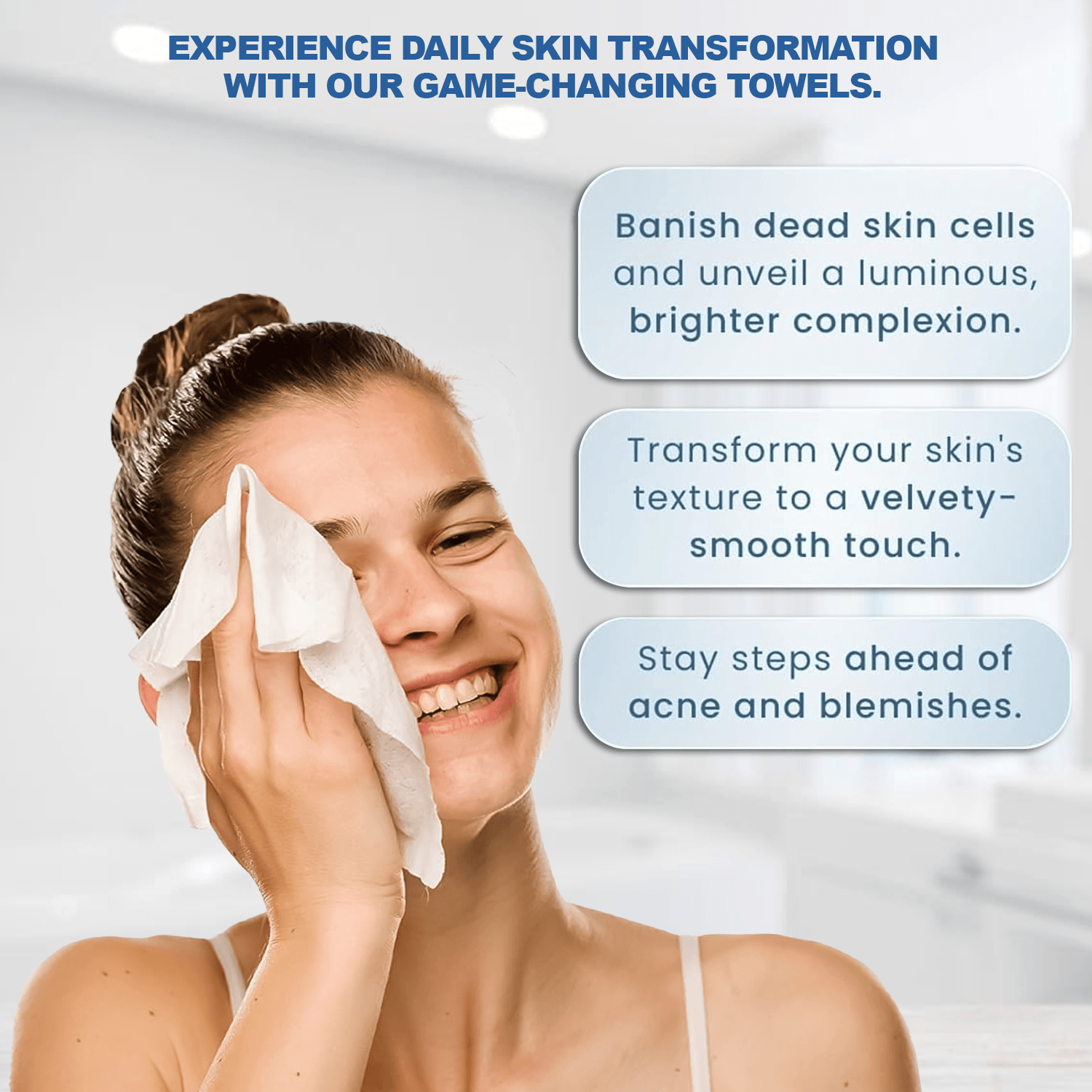 Disposable Face Towels - 100% USDA Biobased Face Towel 100pcs Makeup Towel Clothing - Tophatter Daily Deals