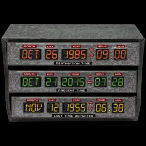 Back To The Future - Official Time Circuits Scaled Prop Replica Prop Replica - Tophatter Daily Deals