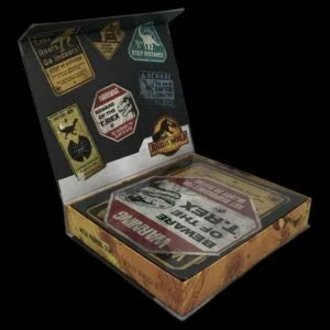 Factory Entertainment Jurassic World Metal Warning Signs Prop Replica Set Prop Replica - Tophatter Daily Deals