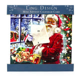 Santa's List - Christmas Advent Calendar | Advent Greetings Card & Envelope Advent Calendar - Tophatter Daily Deals
