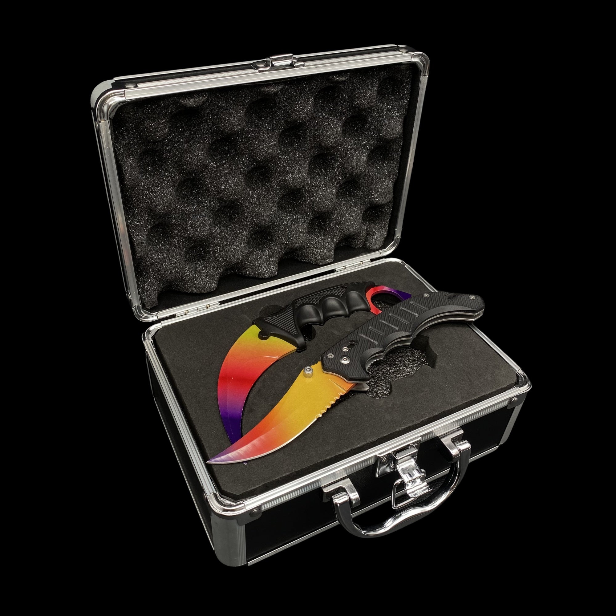 CSGO Mystery Box IRL Rare Skin Knife High End Aluminum Alloy Gift Box - Tophatter Daily Deals