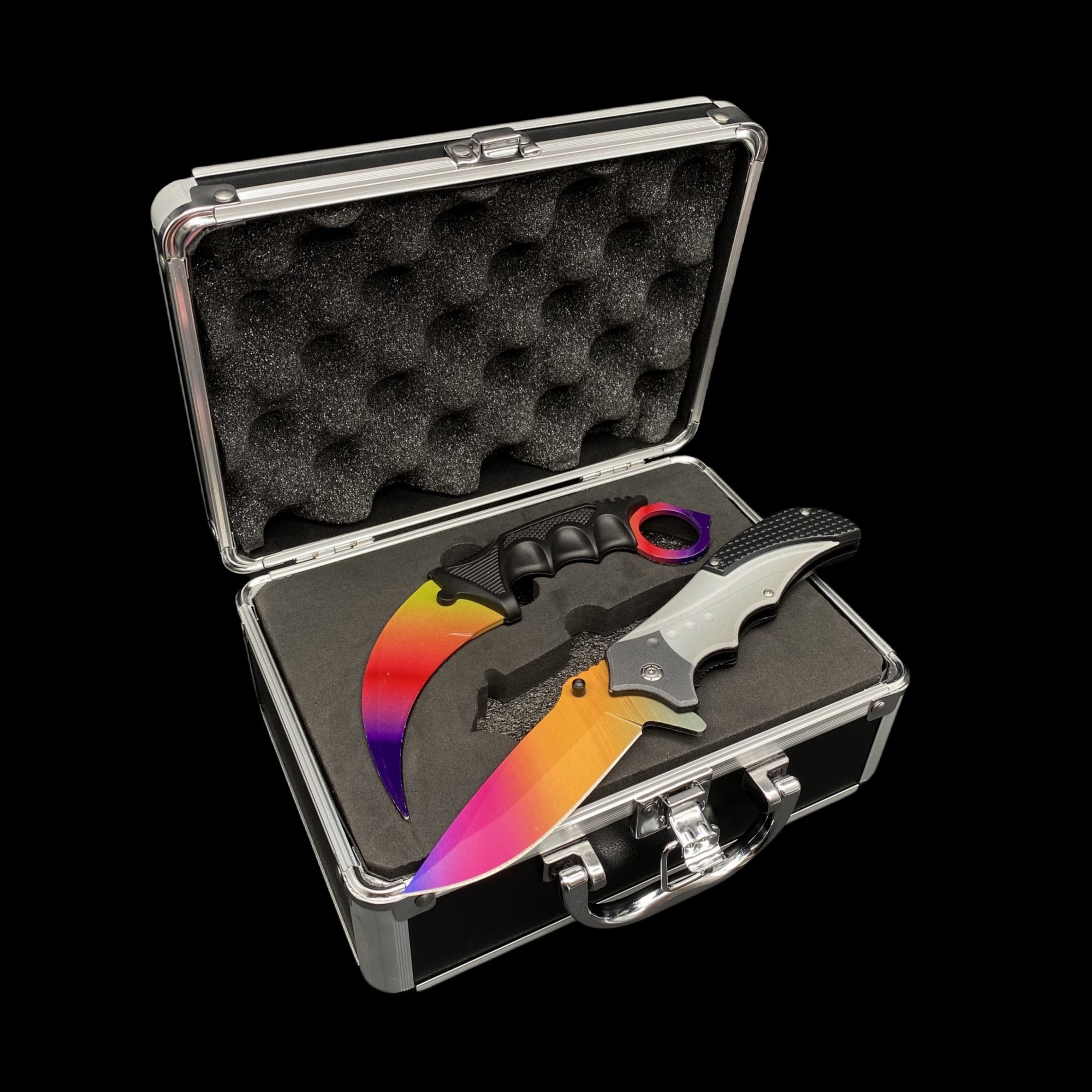 CSGO Mystery Box IRL Rare Skin Knife High End Aluminum Alloy Gift Box - Tophatter Daily Deals