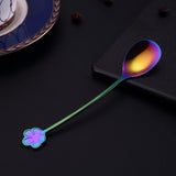 304 Stainless Steel Spoon Gold Plated Dessert Spoon Coffee Stir Spoon Stainless Steel Ice Bar Spoon Colorful 0 - Tophatter Daily Deals