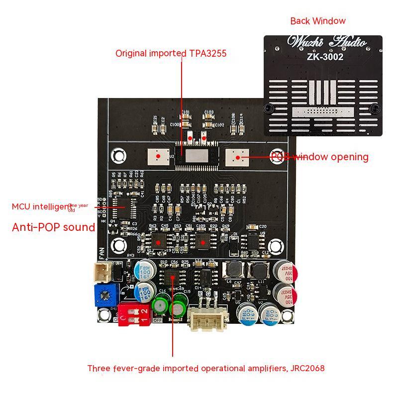 3002 Pure Rear Stage Digital Power Amplifier Board 0 - Tophatter Daily Deals