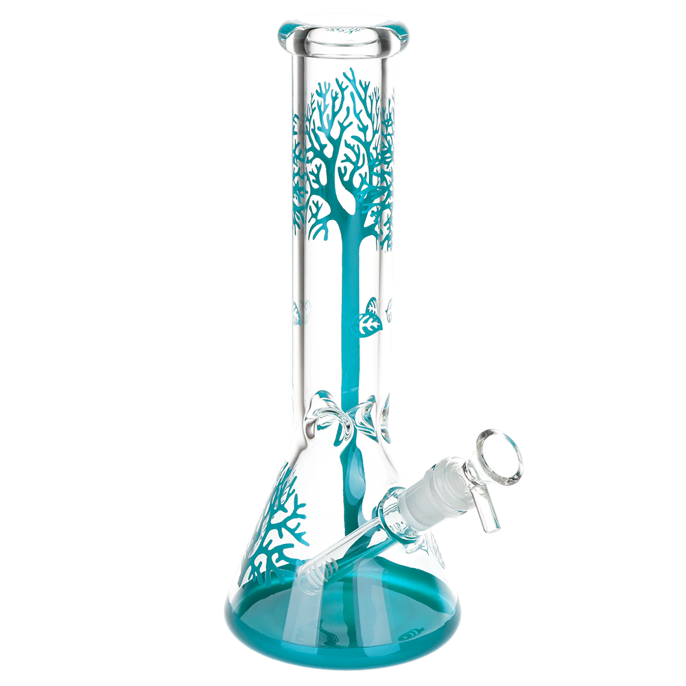 Falling Leaves Beaker Bong Bongs - Tophatter Daily Deals