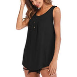 Women's Flowy Tank Tops Black Women's Tops - Tophatter Daily Deals