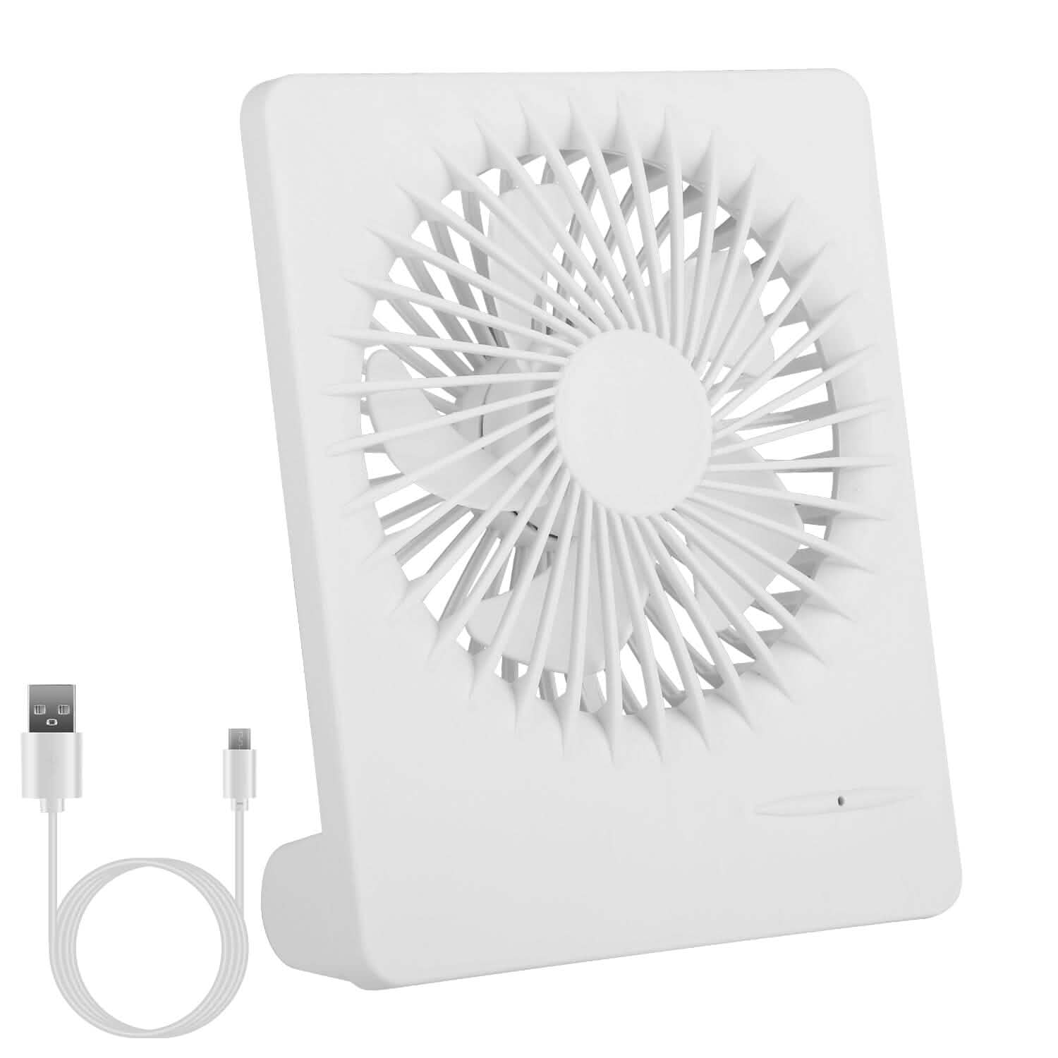 Fan USB Rechargeable Table Portable Desk Cooling Fan Household Appliances - Tophatter Daily Deals