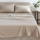 100% Organic Cotton Jersey Knit Sheets Bedding - Tophatter Daily Deals
