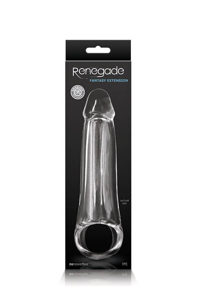 NS Novelties - Renegade - Fantasy Penis Extension - Clear Sex Toy - Tophatter Daily Deals