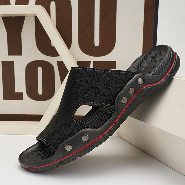 Fashion British Men Slippers Retro Sandals Men Shoes - Tophatter Daily Deals