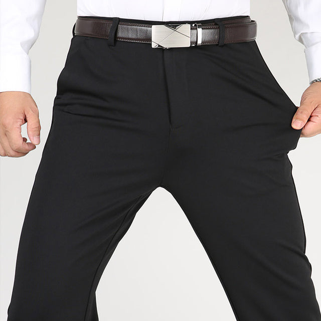 Fashion Business Casual Suit Pants Long Pants Black Pants - Tophatter Daily Deals