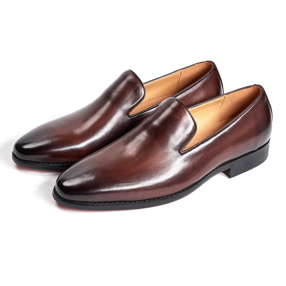 Fashion Gentleman Social Footwear Business Comfortable Loafers Brown Loafers - Tophatter Daily Deals