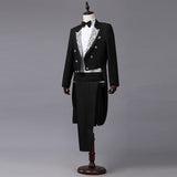 Fashion Host Magician Pianist Stage Performance Blazer Pant Men Blazer - Tophatter Daily Deals