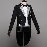 Fashion Host Magician Pianist Stage Performance Blazer Pant Men Blazer - Tophatter Daily Deals